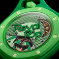 GREEN EIGHT Audemars Piguet x Swatch Royal Pop pocket watch