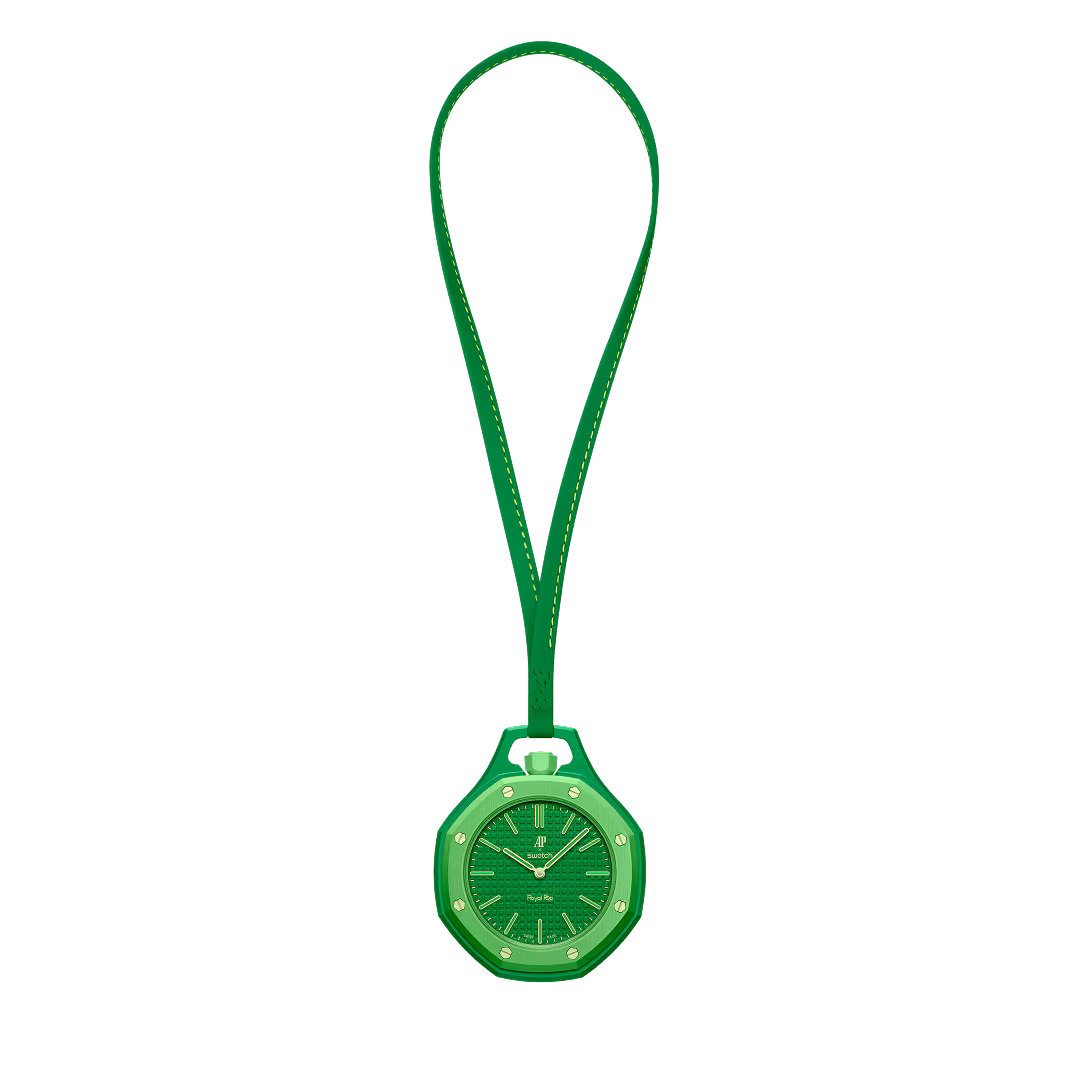 Green Eight Audemars Piguet x Swatch Royal Pop pocket watch