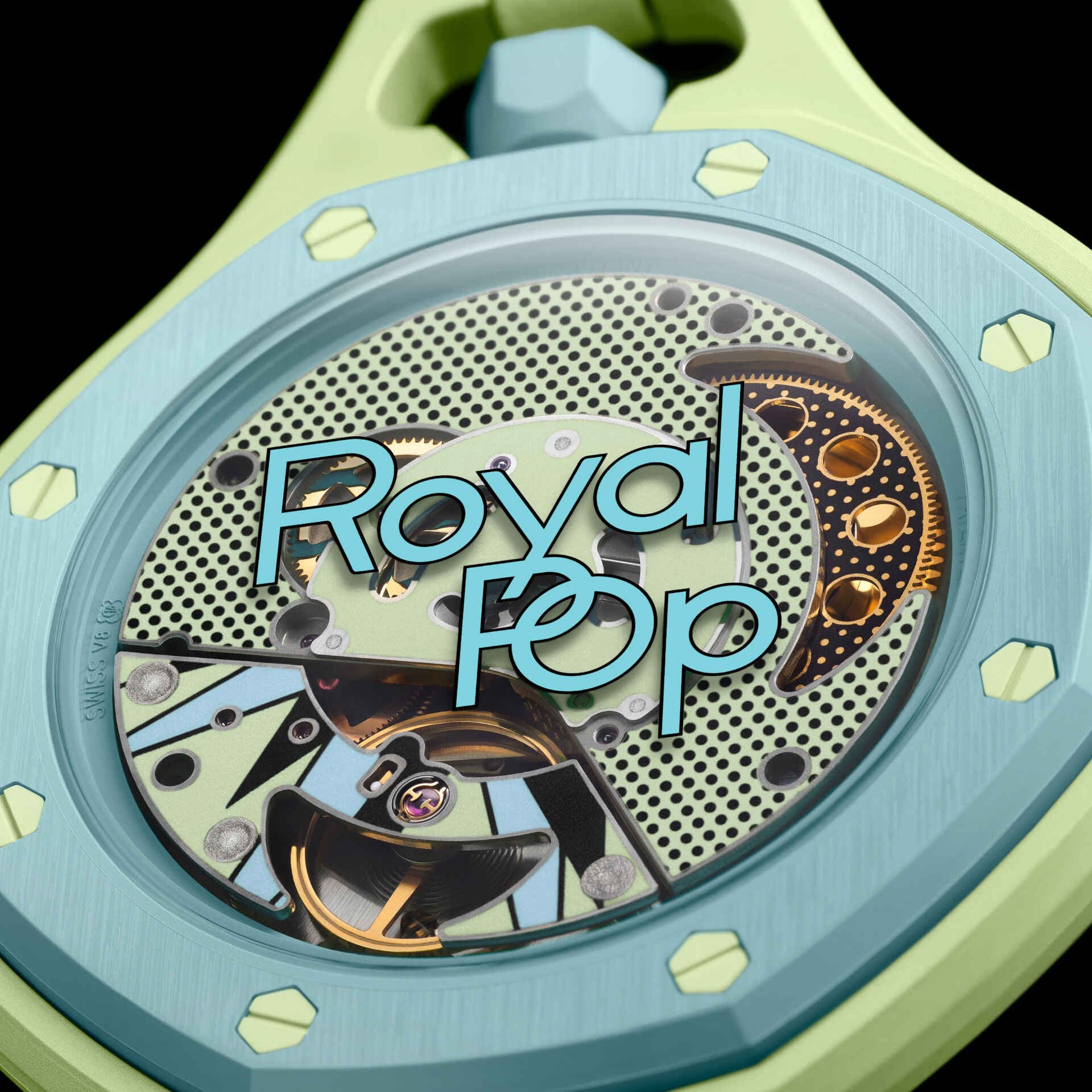 BLAUE ACHT Audemars Piguet x Swatch Royal Pop pocket watch